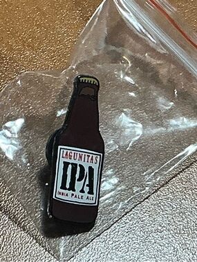 IPA Bottle Enamel Pin - Brown